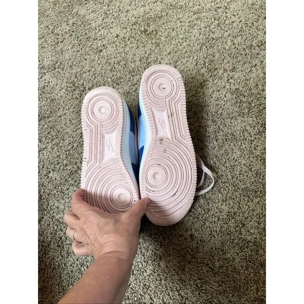 Nike Air Force 1 ‘07 LV8 DV3892-900 Blue Pink Pastel Low Top Sneakers Women’s 8